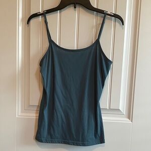 Elegant Teal Camisole with Spaghetti Straps